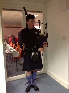 Our Burns Night Piper